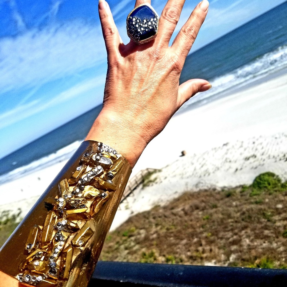 Handmade one-of-a-kind Bracelet and Ring Set